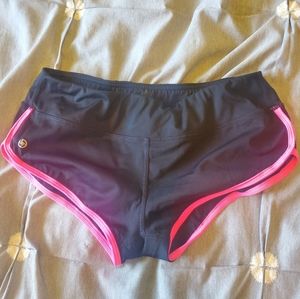 Black and Hot Pink Booty Shorts Bubblelime